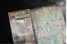 Castor woods tourist map